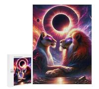 Winter Gift: Love at The Eclipse, 500 PCS, Decorative Jigsaw for Grown-Ups - to Assemble, Frame And Display