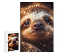 Winter Gift - Magical Sloth Sparkles, Jigsaw Puzzle for Adults, 1000 PCS, for Mindful Indoor Entertainment