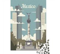 Winter Gift: Mexico City Skyline 1000 Piece Jigsaw, 52x38cm/1000pcs