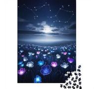 Winter Gift: Moonlit Meadow of Dreams 1000 Piece Jigsaw, 52x38cm/1000pcs