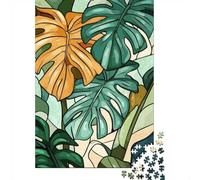 Winter Gift: Tropical Leaves Pattern Art 1000 Piece Jigsaw, 70x50cm/1000pcs