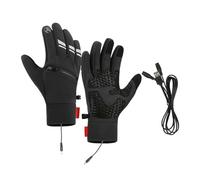 Winter Gloves for Men and Women Heated Thermal Touchscreen | Heatted Glloves Liners | Rechargeable Battery Heating Gllove | Riding Ski Snowboarding Hiking Cycling Glovves Hand Warm (Khaki3, 26cm)