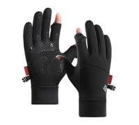Winter Gloves For Men - Snow Gloves | Thermal Gloves For Men | Cold Resistant Ski Gloves | Waterproof Winter Gloves | Ice Skating Gloves With 2 Fingers For Walking