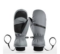 Winter Gloves for Men Women Warm Waterproof Ski Snowboard Motorcycle Cycling Gloves Grey XL