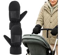 Winter Gloves for Prams, Waterproof and Windproof Elastic Mittens, Hand Warmers for Prams, for Outdoor Activities in Cold Weather and Walks in the Snow for Women