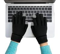 Winter Gloves for Women - Thermal Windproof Non-Slip Gloves for Women with Warm Lining - for Cycling Running Sports Driving Riding Camping Hiking Outdoor Travel Work