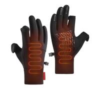 Winter Gloves Men Cycling Gloves Waterproof Anti-slip Gloves with 2 Fingerless Models Running Gear Cold Weather Equipment Fleece Lined Gloves for On the Go