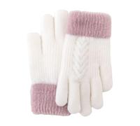 Winter Gloves New Fleece Mittens Children Double Layer Thickened Student Writing Winter Warm Riding Cold Weather Handwear for Kids