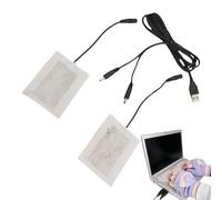 Winter Gloves Warmer - 5V USB Heated Pads, Hand Warmer Kit, Portable Rechargeable Battery, Heating Insoles | Electric Thermal Warmer for Players in the Office Hikers Pe