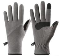 Winter Gloves with Self Heating Function Touchscreen Compatible Anti Slip Design Breathable Moisture Wicking Fabric and Reflective Safety Features for Outdoor Use (M Gray)