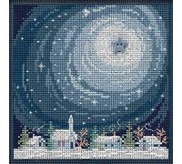 Winter Glow Beaded Counted Cross Stitch Kit Mill Hill Buttons & Beads 2019 Winter Series MH141933