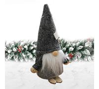 Winter Gnomes - Scandinavian Tomte Christmas Tree Pendant Gnome Plushie - Handmade Swedish Nisse Stuffed Plush, Collectible Figurine Swedish Tomte Doll for Christmas Tree Door Knob Stair
