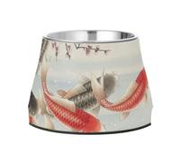 Winter Goldfish Dogs Food Water Bowl Non Slip Stainless Steel Cat Feeding Bowls for Loving Pet Whisker Relief