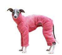 Winter Greyhound Clothes: Soft Fleece Jumpsuit Pyjamas, Turtleneck Long Sleeve Sweatshirt, Cute Girl Coat for Italian Greyhound, Whippet, Deerhound, Bedlington Terrier