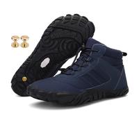 Winter Grounding Shoes with Copper, Wide Toe Box Non-Slip Trail Running, Copper Hike Barefoot Shoes for Women Men (A108Blue, Adult, Women, 12.5, Numeric, UK Footwear Size System, Medium)
