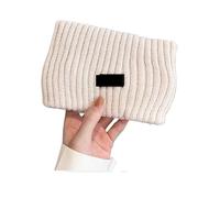Winter Hairband 2PCS Women Winter Broadside Headband Solid Color Knitted Warm Headwrap Girls Elastic Sports Hair Bands For Hair Accessories For Decoration(Beige)