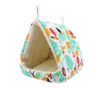 Winter Hammock Nest for Birds,Warm Cotton Nesting Birds Hammock House - Small to Medium Sized Parrots Lovebirds Cage Mount Habitat for Living Room, Balcony