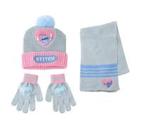 Winter Hat, Glove and Scarf Set Child Cerda Disney Stitch Vert 20x2x52 cm