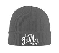 Winter Hats Farm Girls Farmer Farming Tractor Unisex Knit Winter Cap Comfortable Beanie for Men for Guys Travel Adults