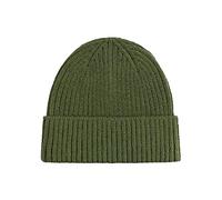 Winter Hats for Women Small Head, Soft Thickened Wool Cable Knitted Hat Windproof Warmer Winter Bobble Slouch Beanie for Women Fashionable Turnover Cuff Green