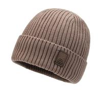 Winter Hats for Women Small Head, Woolly Hat Cable Knit Cuffed Skull Caps Satin Lined Beanie Winter Bobble Hats Soft Stretch Slouchy Beanies for Outdoor Sports Ski Khaki