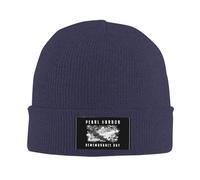 Winter Hats Pearl Harbor Remembrance Day Soft Knitted Cap Breathable Beanie for Men for Adults Daily Wear Yoga