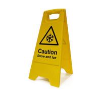 Winter Hazard Snow/Ice A-Board Sign
