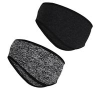 Winter Headband Ear Warmer - 2 Pack Cozy Fleece Ear Muffs, Stretchy Full Ear Coverage for Outdoor Sports, Running, Hiking, Cycling, and Jogging