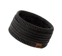 Winter Headband Winter Knitted Headband Thick Crochet Turban Ear Warmer With Plush Lining Elastic Head Wraps Hair Accessories(Color-09)