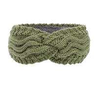 Winter Headbands for Women, Fluffy Fleece Lined, Ear Warmers, Cable Knit, Warm, Crochet Headband, Gifts Sauna Towel, 180 x 70 cm (Green, One Size)