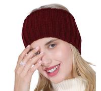 Winter Headbands for Women | Winter Knit Crochet Headband,Women Cold Weather Warm Crochet Knit Headband, Winter Ear Warmer Headband