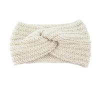 Winter Headbands Women 1pc Solid Color Headwrap Autumn Winter Knit Headband Ear Protection Warmer Sports Multi-functional Hair Accessories for Outdoor Sports(Beige)