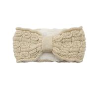 Winter Headbands Women Winter Knitted Headband Crochet Turban Ear Warmer With Plush Lining Twisted Elastic Head Wraps Hair Accessories for Outdoor Sports(Color-3)