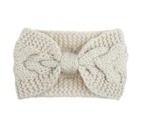 Winter Headbands Women Women Headband Solid Color Elastic Hair Bands Twisted Knitted Hairband Knitting Warm Headband Turban Headwrap Hair Accessories Women Warm Knitted Headband(White)