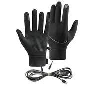 Winter Heated Gloves USB Gloves with Touch Screen and 3 | USB Cold Weather Thermal Gloves for Motorcycle Skiing Snowboarding Hiking