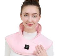 Winter Heated Scarf Wrap Soft Flannel 3 Temperature Warming Technology Rechargeable Battery for Travel Office Fleece Heated Scarf for Cold Weather