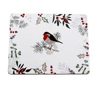 Winter Hedgerow Christmas Cork Backed Placemats - Pack of 4