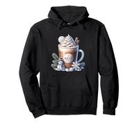 Winter Hot Cocoa Xmas Mug For Women Who Loves Coffee Latte Pullover Hoodie