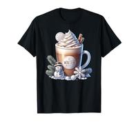 Winter Hot Cocoa Xmas Mug for Women Who Loves Coffee Latte T-Shirt