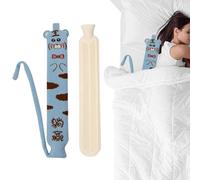 Winter Hot Water Bottle, Hot Bag, Winter Long Hot Water Bottle, 2 L Hot Water Bag, Portable Hand Warmer with Large Capacity and Soft Cover, Bed Warmer for Waist