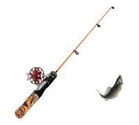 Winter Ice Fishing Rod - Foldable & Portable Ice Fishing Reel Combo | Non Slip EVA Handle for Secure Grip and Lightweight Fishing Pole for Cold Weather Fishing