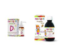 Winter Immunity Bundle - Nutrigen Vitamin D3 Drops 400 IU 20 mL + Nutrigen Propolis Syrup for Kids - Advanced Immune Support with Propolis, Vitamins, and Minerals 200 mL