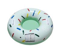 Winter Inflatable Snow Sled, 31.5x31.5 Inch Heavy-Duty PVC Snow Tube With Two Secure Handles, Cold-Resistant Thickened Design For Sledding Skating Outdoor Games, Family Fun