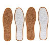 Winter Insoles 2/4pcs Winter Alpaca Wool Insoles Soft Plush Warm Thicken Foot Thermal Insole for Women Men Breathable Snow Boots Shoes Heat Pad(2pairs,EU 43)