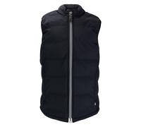 Winter Insulated Gilet - Midweight Fleece-Lined Hybrid Vest Full Zip Heat Holders Black M