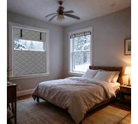 Winter Insulated Window Cover 56x150cm 119x259cm 201x249cm Thermal Window Insulation Kit Visible Reusable Oxford Cloth Cotton Layer Windows Curtain Panel for Winter(Gray,61x160cm/24x63in)