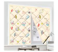 Winter Insulated Window Cover Window Insulation Kit Cold Weather Thermal Curtain with Heavy Cotton for Winterizing Windows in Home RV Basement(Yellow,80*140)