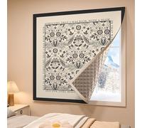 Winter Insulated Window Curtain,Thermal Insulated Window,Thickened Window Insulation Kits,Heat Insulating Blackout Curtain,Privacy Protection,for Old Windows,Living Room