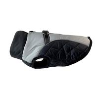 Winter Insulated Winter Dog Coat for Small Medium Large Breeds Extreme Cold Weather Thermal Ski Jacket (Grey, S)