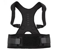 Winter Invisible Orthopedic Back Support Belt Posture Corrector Shoulder Spine Girdle Corset Straightener Brace (Color : Black, Size : Small)
